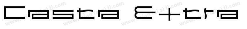 Casta Extra Bold Expanded字体转换